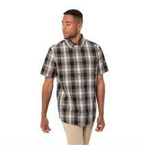 Jack Wolfskin Mens Hot Chili Check Shirt Sand Storm Checks