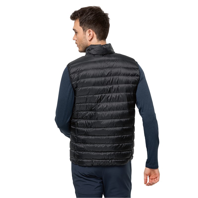 Jack Wolfskin Gilet Homme Pack And Go Noir