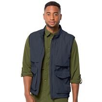 Jack Wolfskin Mens Lightsome Wander Vest Night Blue