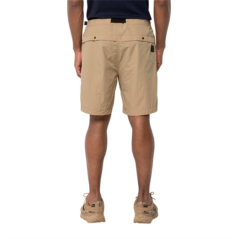 Jack Wolfskin Mens Lightsome Shorts Sand Storm