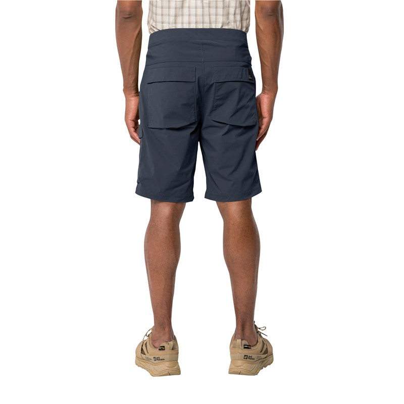 Jack Wolfskin Heren Wanderthirst Shorts Nachtblauw