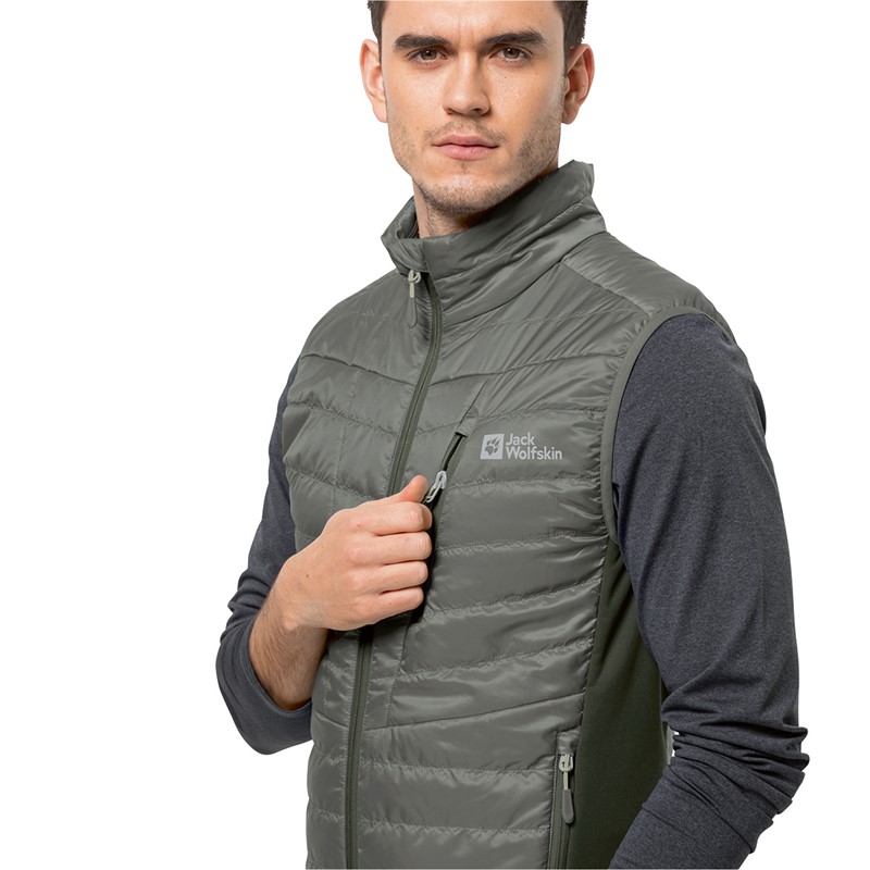 Jack Wolfskin Gilet léger Routeburn Pro Homme Vert Gecko