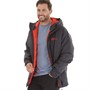 Jack Wolfskin Mens Troposphere Waterproof Insulated Hardshell Jacket Phantom