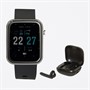Reflex Active Series 13 Smart Watch And True Wireless Sound Earbuds Gift Set Black