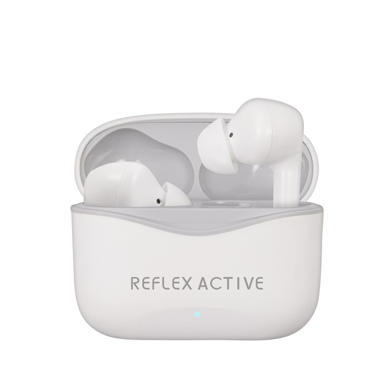 Reflex Active Noise Cancelling Bluetooth Earbuds White