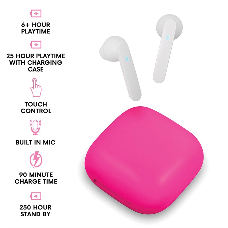 Reflex Active Womens Earbuds Pink