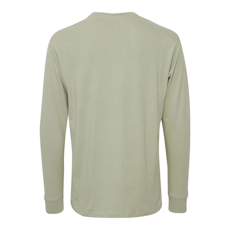 Solid Herre Vicente T-shirts med lange ærmer Lys Grøn
