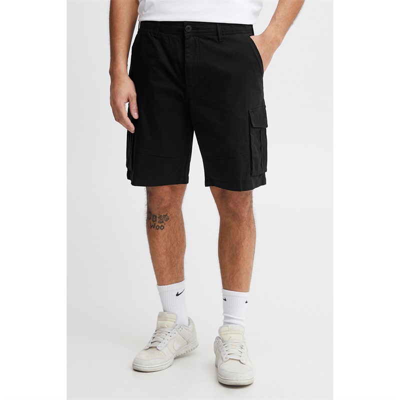 Solid Herre Jack Cargo shorts Sort