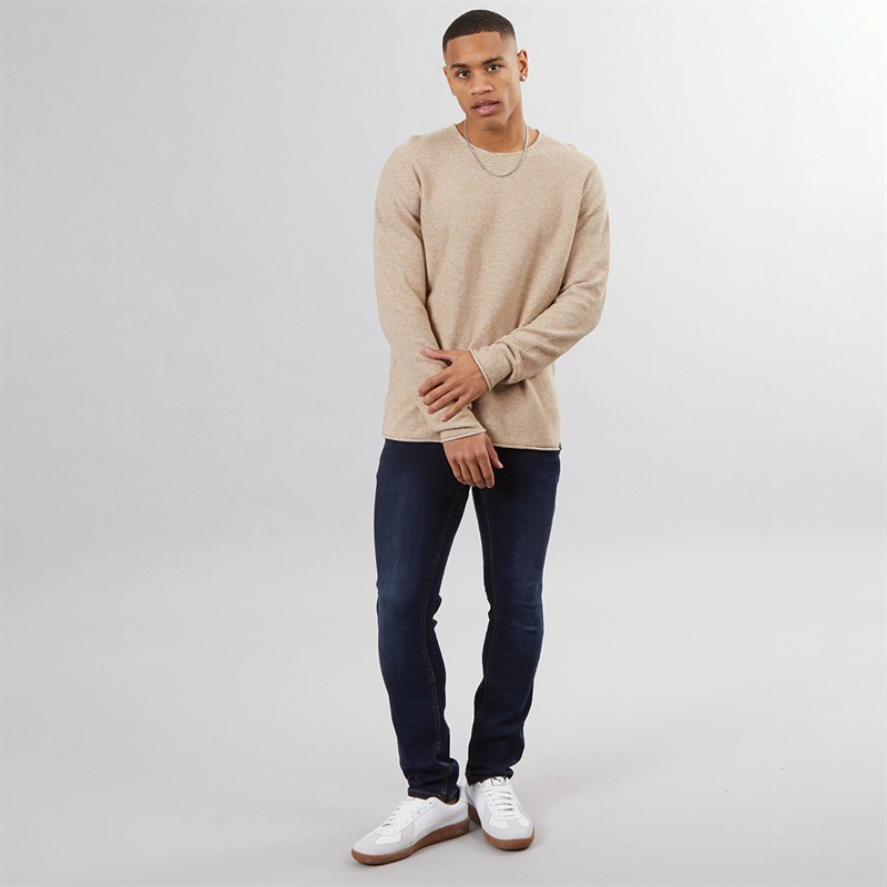 Solid Herren Tulio Hybrid Jeans mit geradem Bein Blau