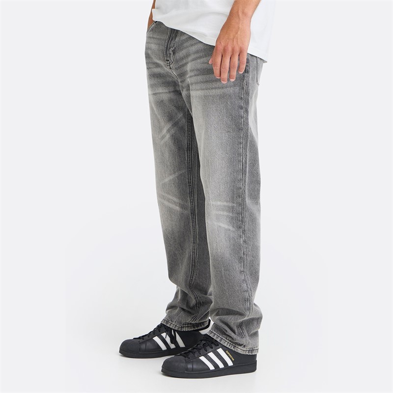 Solid Heren Jeans Grijs Denim - Maat 32x34
