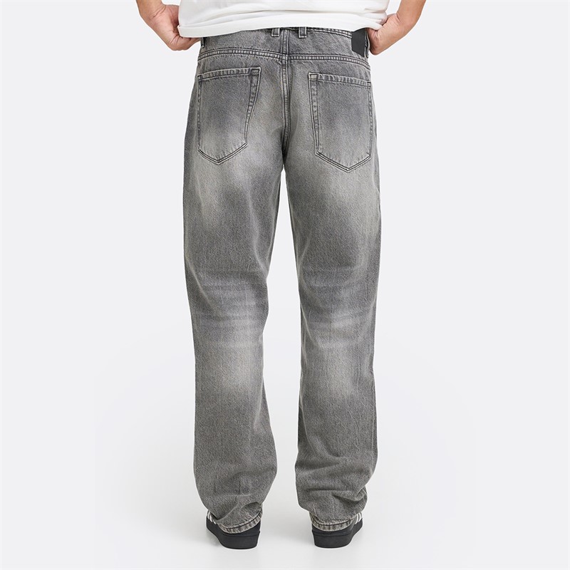 Solid Herren Jeans Grau Denim