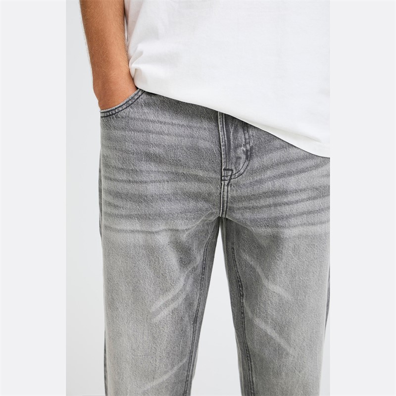 Solid Herren Jeans Grau Denim