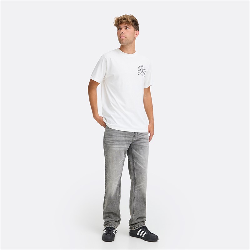 Solid Herren Jeans Grau Denim