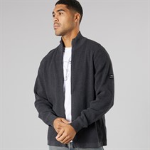 Solid Herren Strick Cardigan Dunkelgrau Marl Dar Grey M