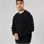 Solid Herren Strick Pullover True Black