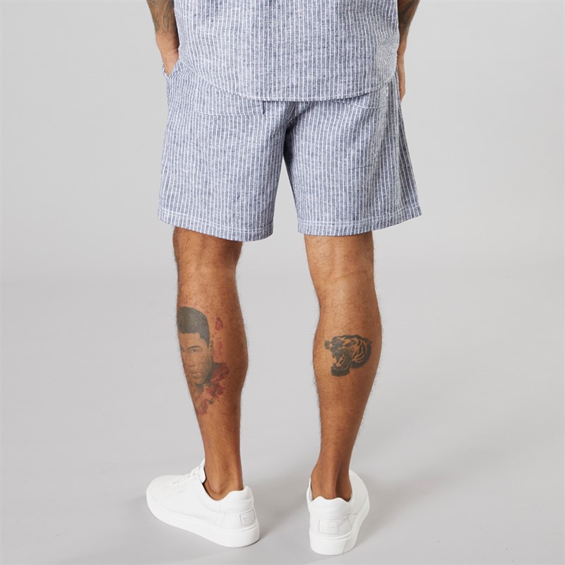 Solid Heren Shorts True Black Melange