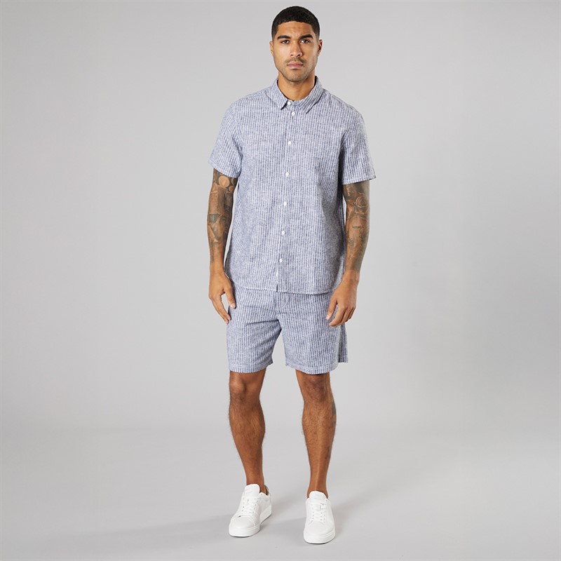 Solid Heren Shorts True Black Melange