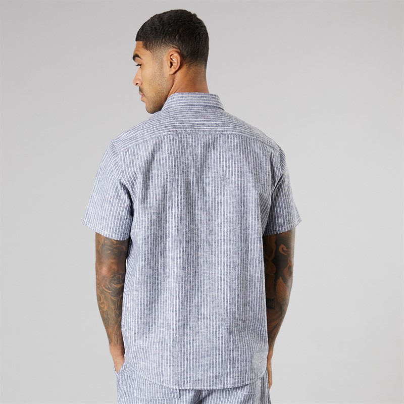 Solid Krótka koszula z krótkim rękawem dla niego kolor True Black Melange