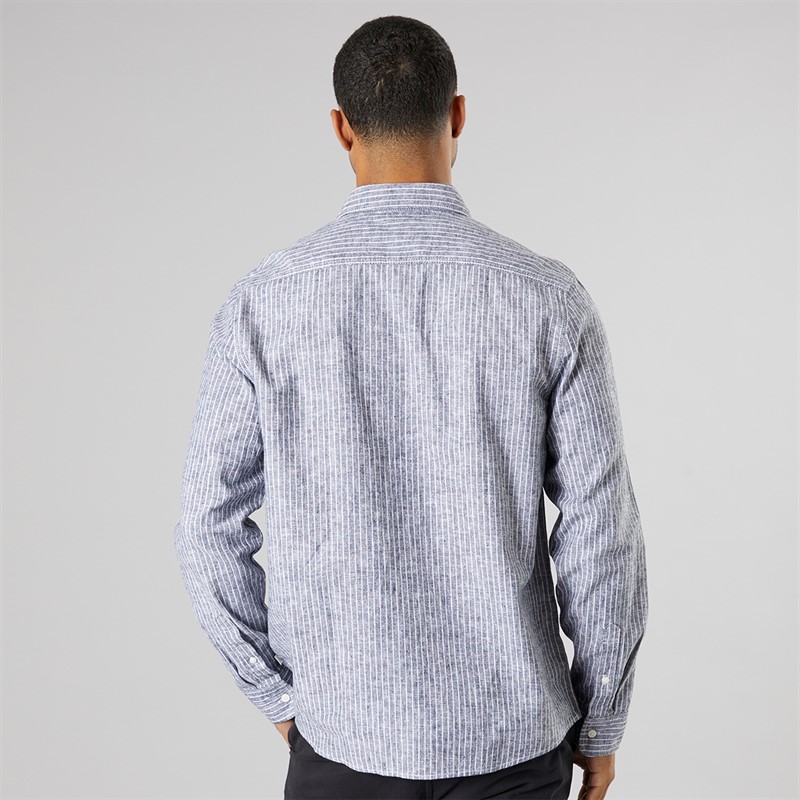 Solid Koszula z długim rękawem dla niego kolor True Black Melange