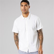 Solid Krótka koszula z krótkim rękawem dla niego kolor Off White