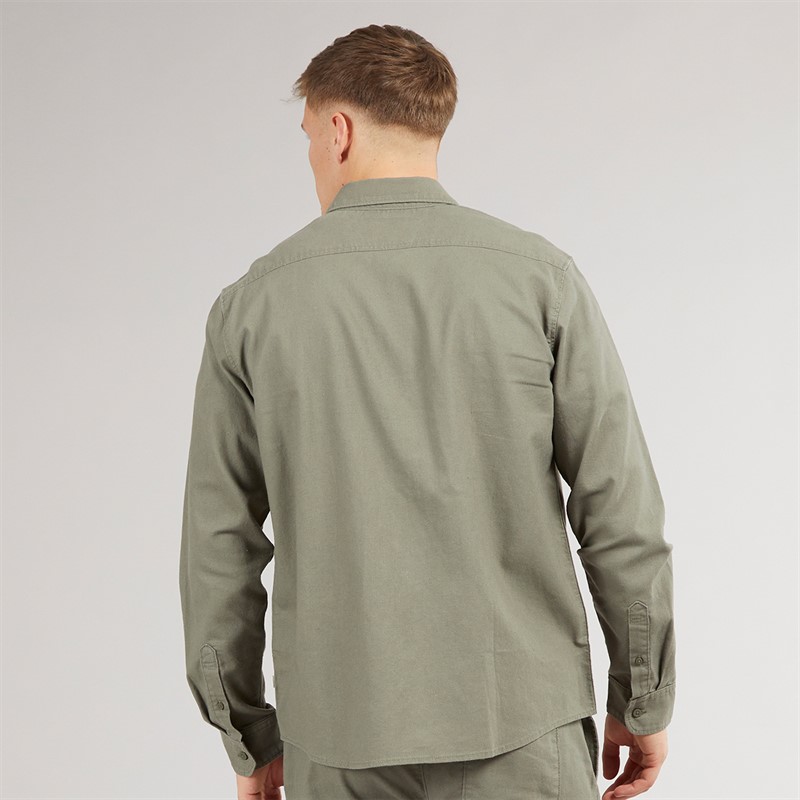 Solid Koszula z długim rękawem dla niego kolor Dusty Olive