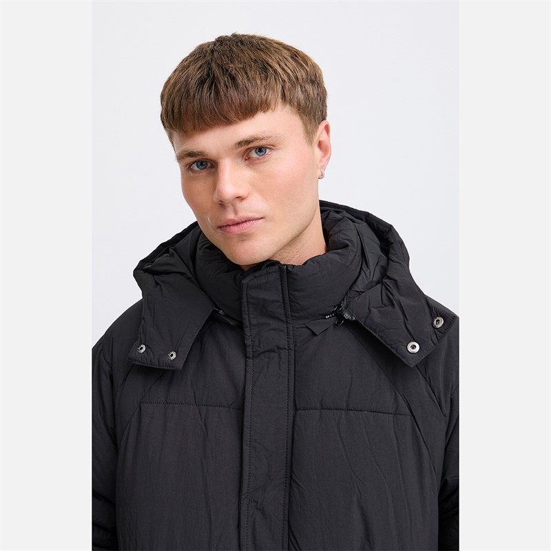 Solid Veste Matelassée Milo Homme Noir vrai