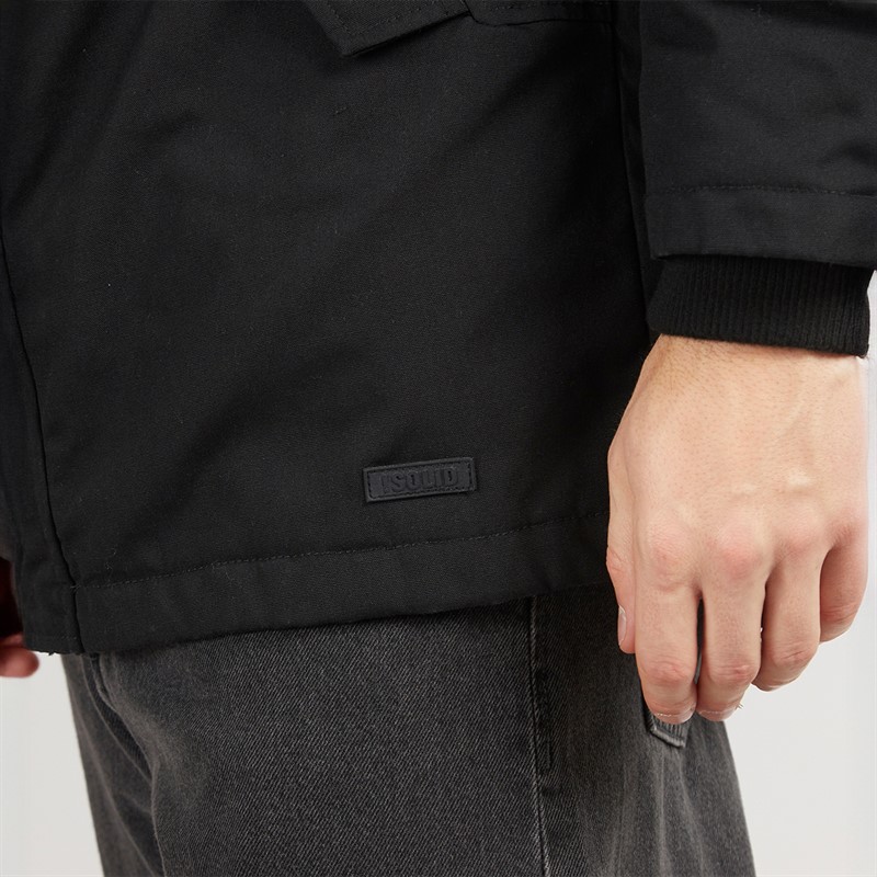 Solid Herren Elan Herbst Jacke True Black