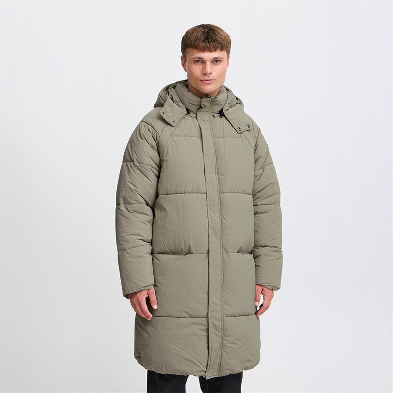 Solid Puffer Jacket dla niego kolor dębowy