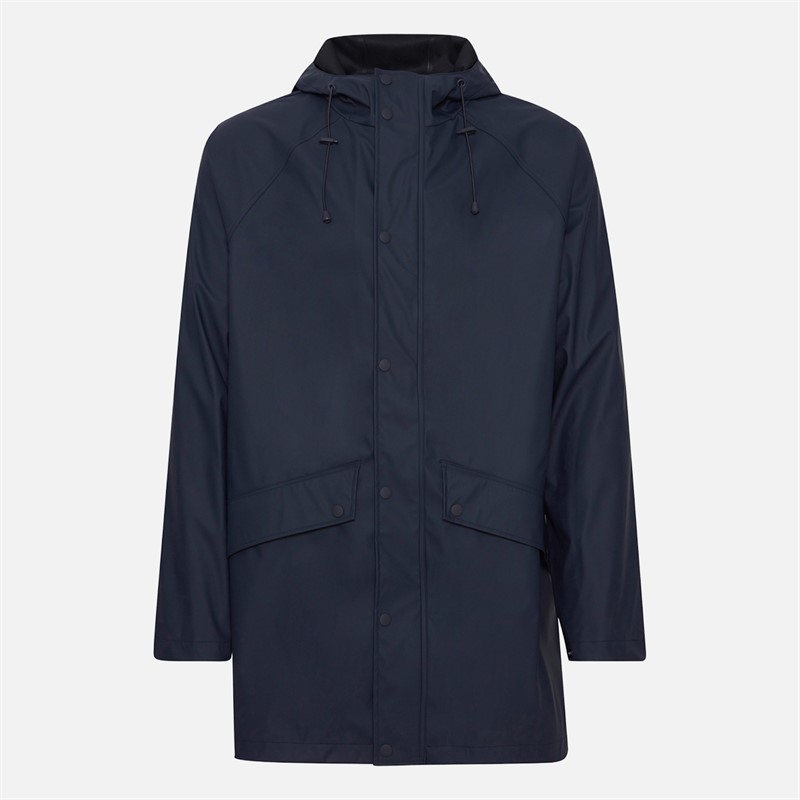 Solid Devron płaszcz przeciwdeszczowy dla niego kolor Insignia niebieski