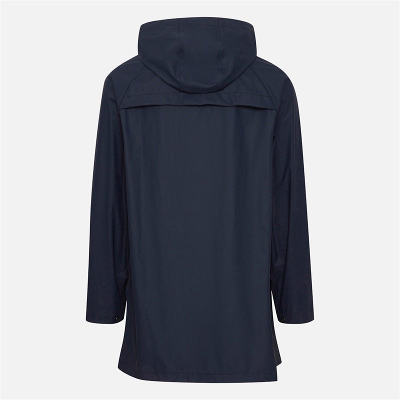 Solid Devron płaszcz przeciwdeszczowy dla niego kolor Insignia niebieski