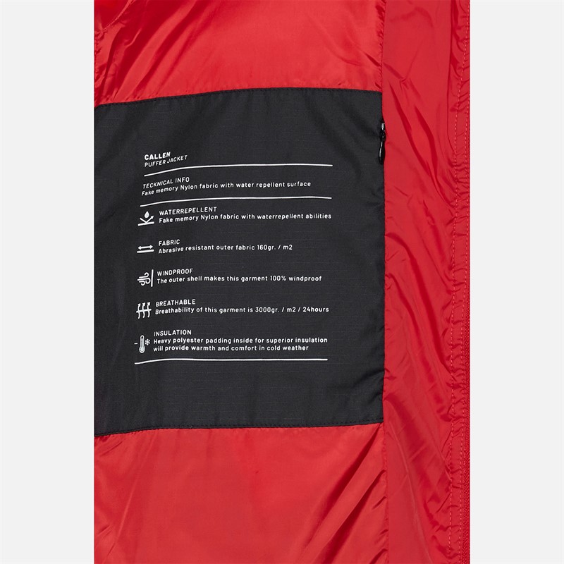 Solid Veste Callen Homme Rouge sauge