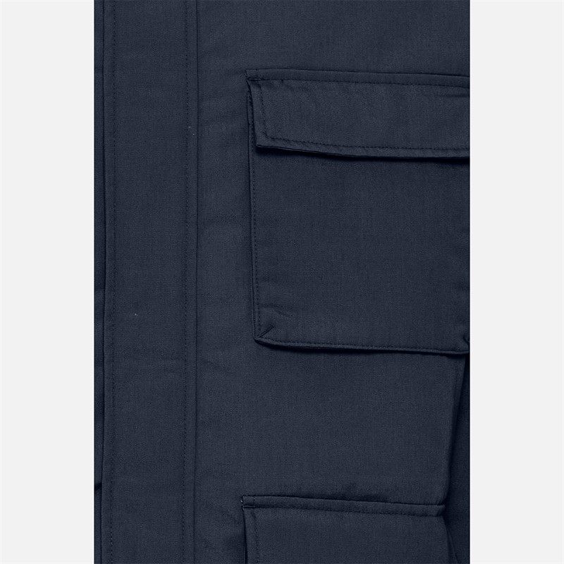 Solid Herren Gaben Utility Jacke Insignia Blau