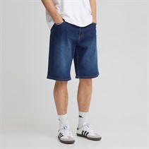 Solid Herre Sdjeni Denim Shorts Dark Blue Denim
