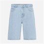 Solid Herren Sdomidt lockere Passform Denim Shorts Light Blue Denim