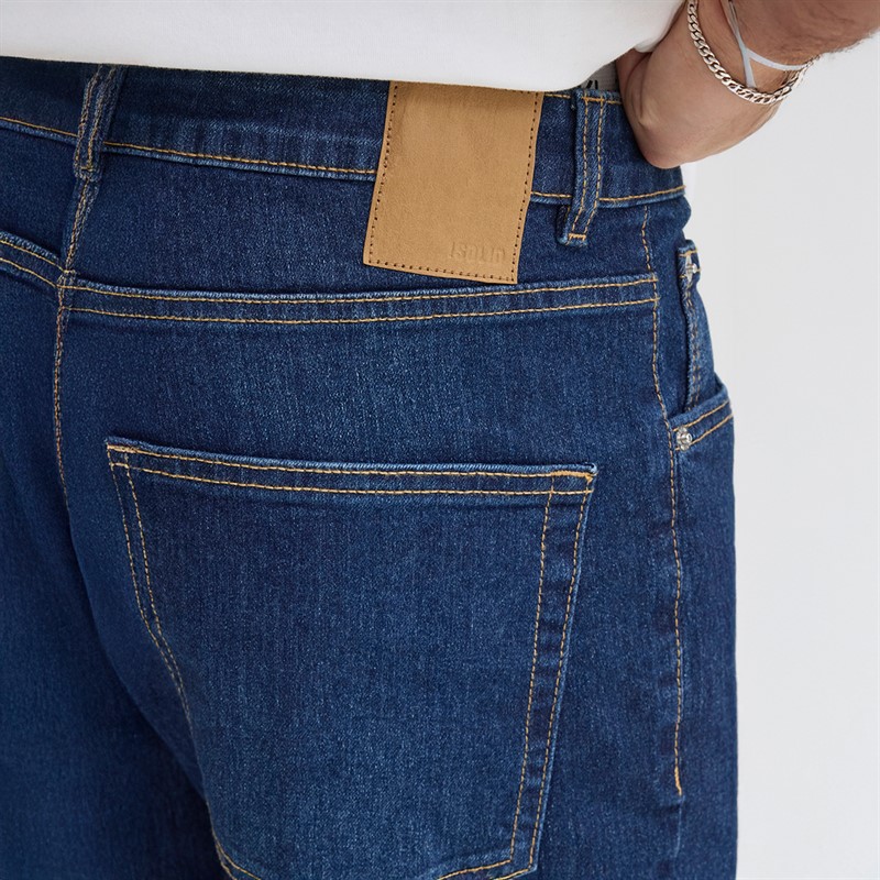 Solid Jean en Denim Sdryder Homme Dark Blue Denim