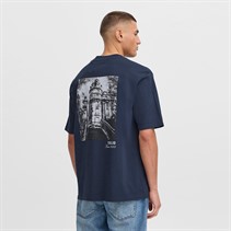 Solid T-shirt Bilop Homme Insignia Blue