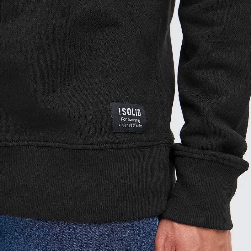 Solid Homme Dix Hoodie True Black