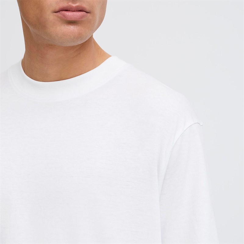 Solid T-shirt Bilop Homme Blanc