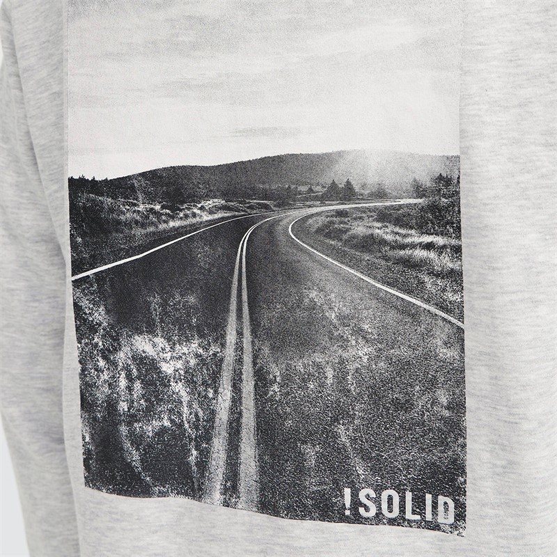 Solid Homme Dix Hoodie Light Grey Melange