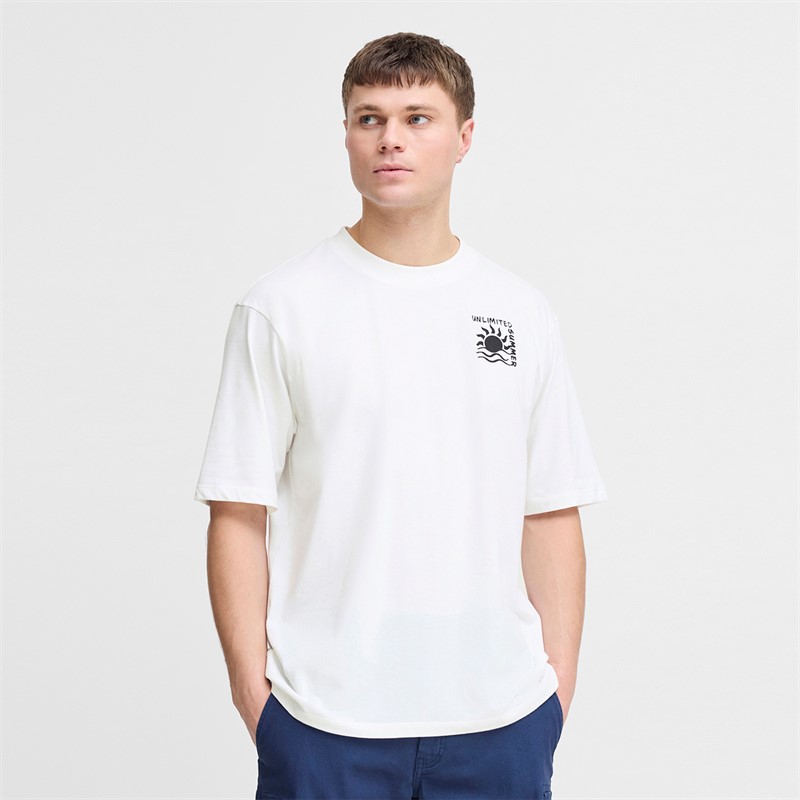 Solid Herren Daniel T Shirt Weiß