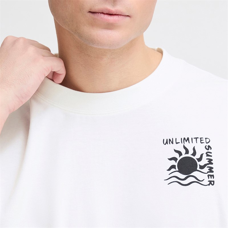 Solid Herren Daniel T Shirt Weiß