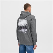 Solid Homme Dix Hoodie Dark Grey Melange