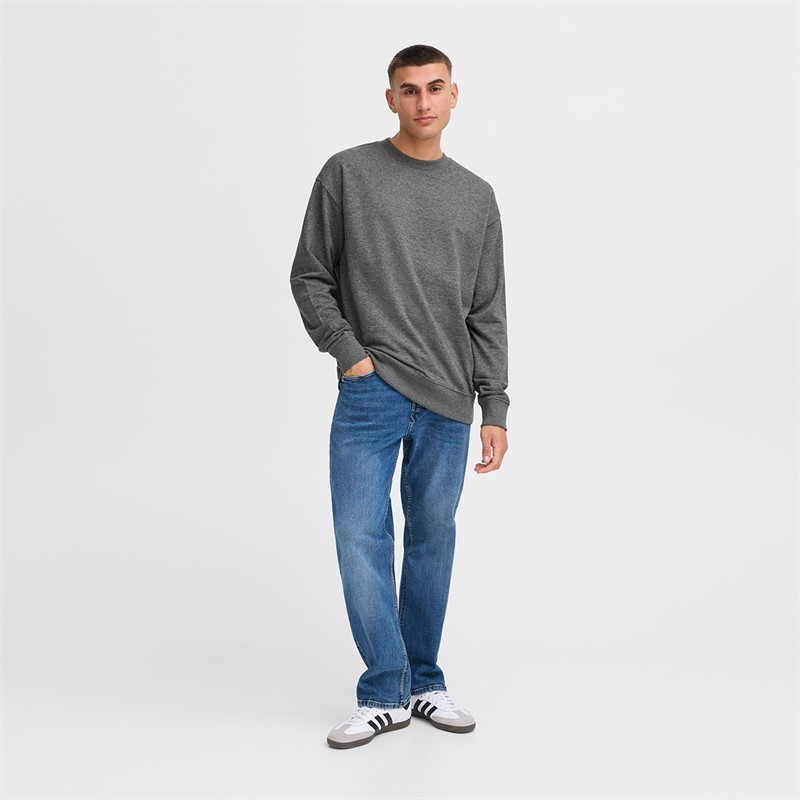 Solid Sweatshirt Dixon Homme Dark Grey Melange