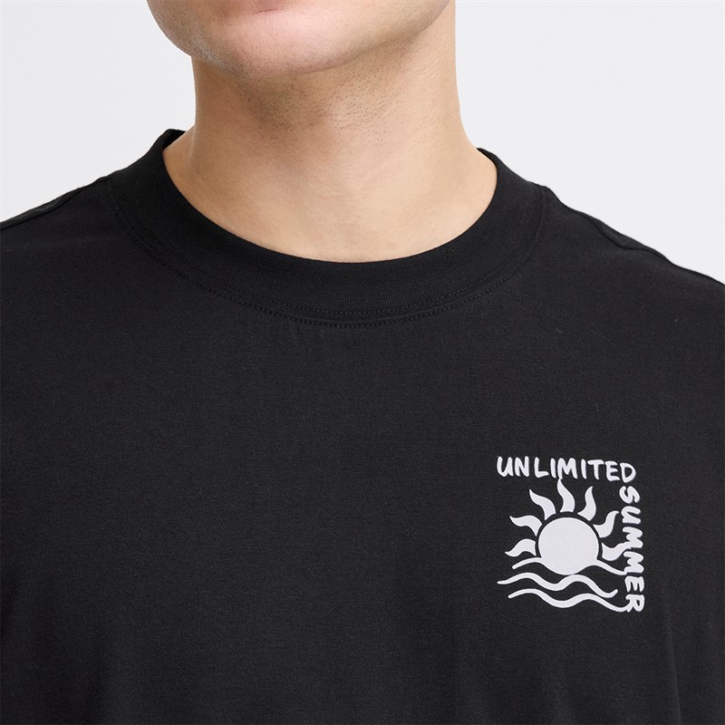 Solid Herren Daniel T Shirt True Black