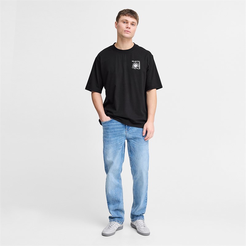 Solid Herren Daniel T Shirt True Black