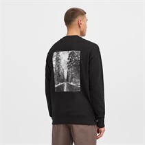 Solid Sweatshirt Dixon Homme True Black
