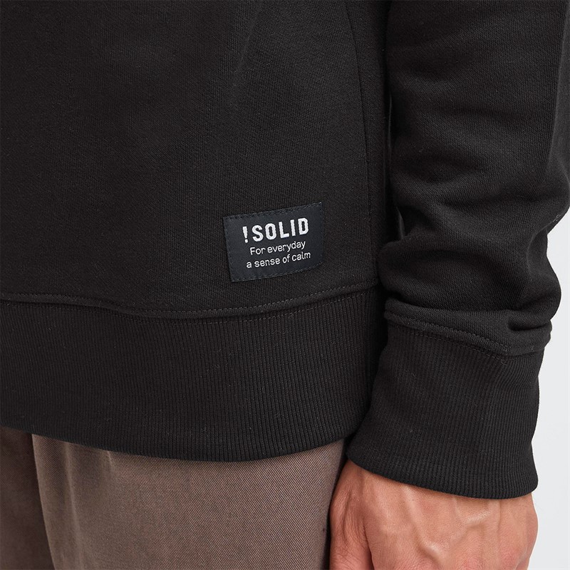 Solid Sweatshirt Dixon Homme True Black