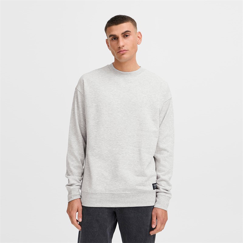 Solid Sweatshirt Dixon Homme Light Grey Melange