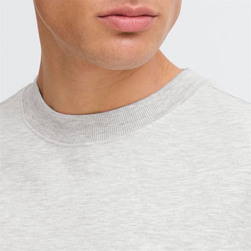 Solid Sweatshirt Dixon Homme Light Grey Melange