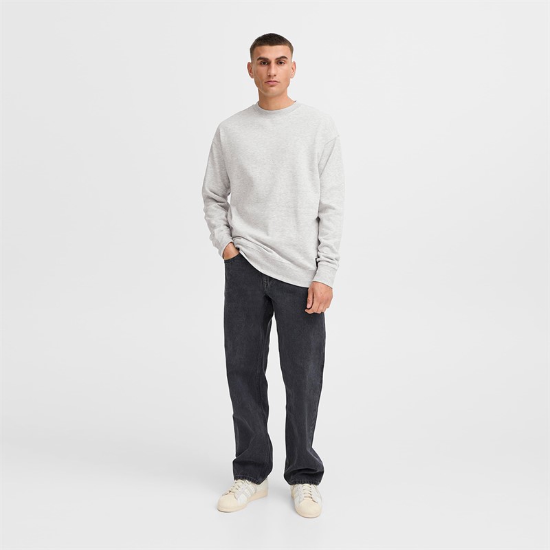 Solid Sweatshirt Dixon Homme Light Grey Melange